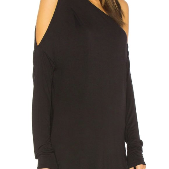 Bamboo Jersey One Shoulder Top - Picture 2 of 3